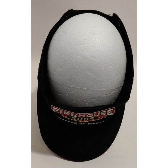 Firehouse Subs Uniform Hat Cap Lot Of 2 Strapback Work Sun Visor Black Fireman - Picture 14 of 16